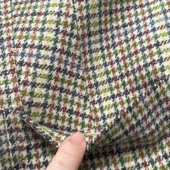 Talbots Multicolor Tweed Wool Blend Blazer Jacket Size 16 Fully Lined - Picture 7 of 13